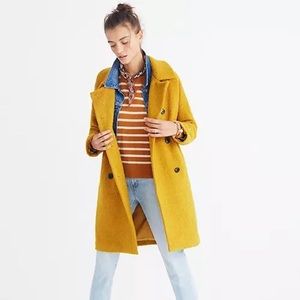 Madewell Bouclé Double-Breasted Coat